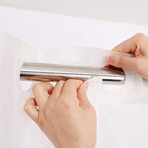 River Dream Hotel Grade No Hooks Needed Waterproof Shower Curtain Or Liner,Frost thumb #1