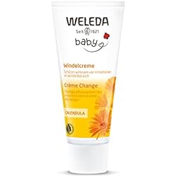 Weleda Caléndula Crema Protectora Weleda Crema protectora de caléndula para bebés, crema para cambiar pañales, calma y protege, con extractos de caléndula y óxido de zinc (1x75 ml)