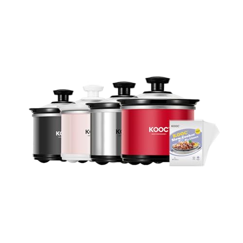 KOOC 0.65 Qt Mini Slow Cooker