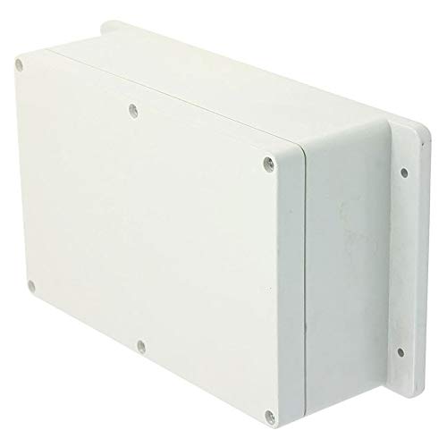Besttong Abs Plastic Junction Box Dust-Proof Waterproof Ip65 Indoor Outdoor Electrical Enclosure Box Universal Project Enclosure With Fixed Ear Grey 230Mmx150Mmx85Mm 9 X 5.9 X 3.3 Inches #TOP1
