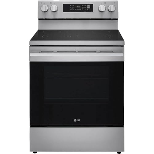 LG LREN6323YE 6.3 Cu. Ft. Stainless Freestanding Electric Smart Range