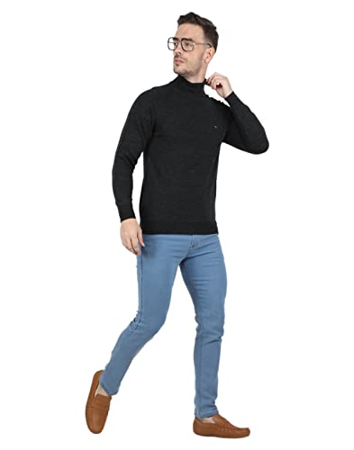 Image of Monte Carlo Men Wool High Neck Pullover Sweater