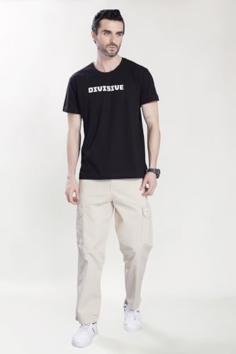 Image of DIVISIVE Men's Loose Baggy Fit Cotton Cargo Pants