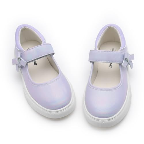 Rihero Girls Sneakers Kids School Uniform Mary Jane Shoes Casual Walking Shoes for Toddler Little Big Kids4