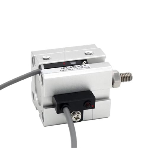 Vérin pneumatique SDA12-B compact double effet alésage 12mm