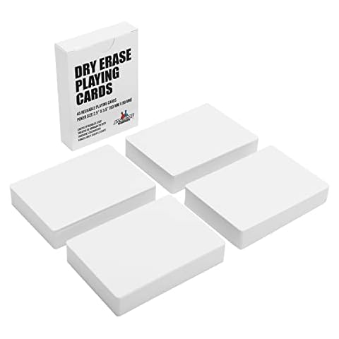 APOSTROPHE Games Reusable Dry Erase Playing Cards Cover