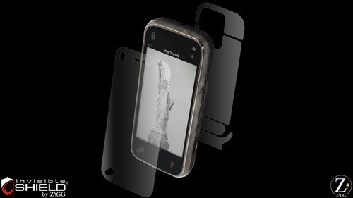 Zagg NOKN97MINFB invisibleSHIELD Screen Protector for Nokia N97 Mini - Retail Packaging - Clear
