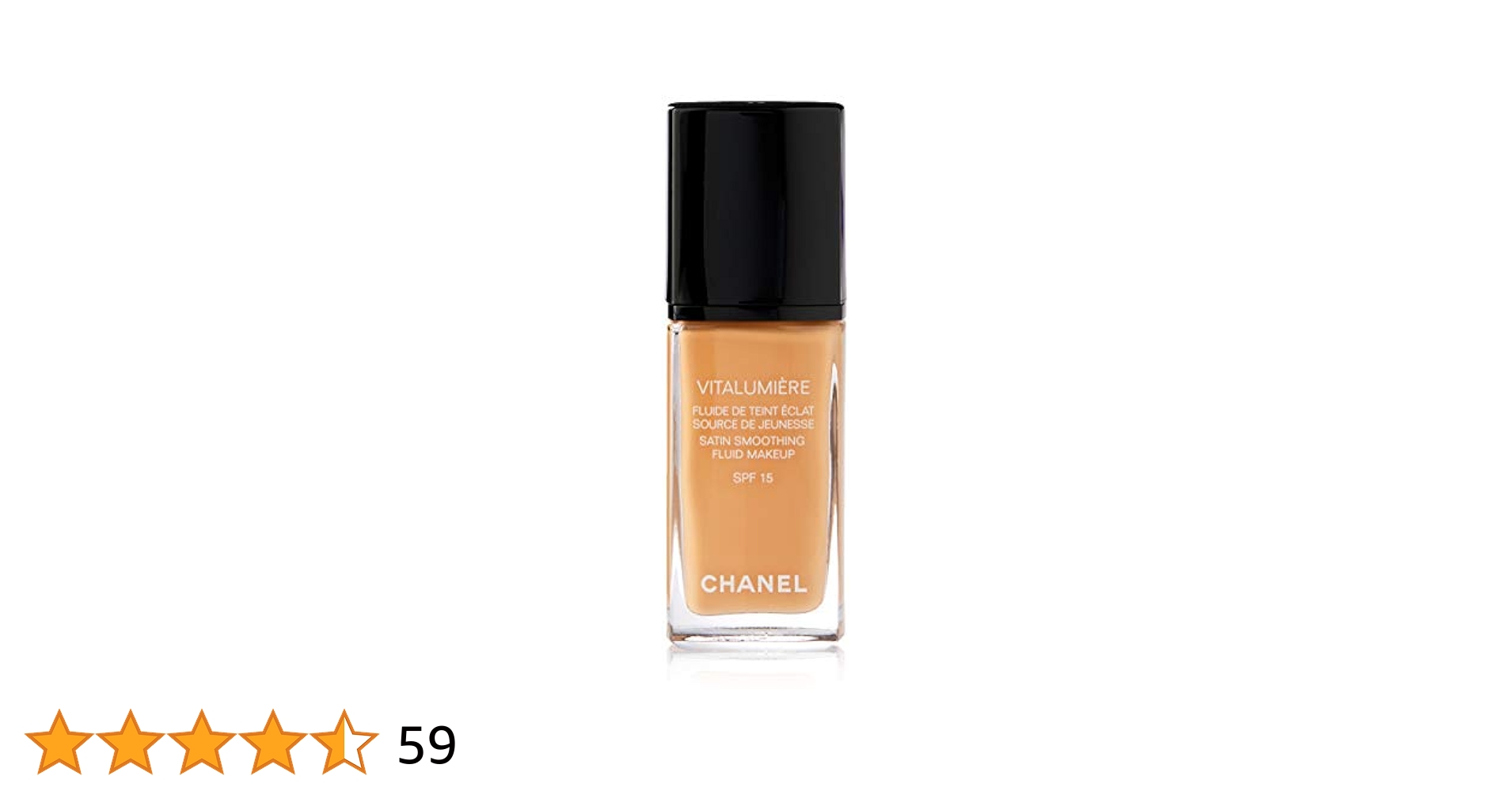 CHANEL VITALUMIÈRE ÉCLAT BEIGE - SABLE VITALUMIÈRE Base de maquillaje fluida satinada spf 15 40