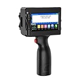 Tragbarer Thermo-Tintenstrahldrucker 1750PLUS, 12,7 mm, tragbar, Text, QR, Barcode, Bild, Chargennummer, Logo, Datum, Etikettencodiermaschine Schnelltrocknend für Beschriften und Codieren(With 1 ink)