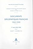  Documents diplomatiques français 1932-1939: Tome 2 (9 juillet - 14 novembre 1932)