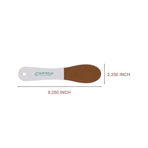 Empyrean Grinder Foot File | Made in USA | Black 080/100 Gold Grit | Callus Remover | Disinfectable Washable Reusable | 1 Piece