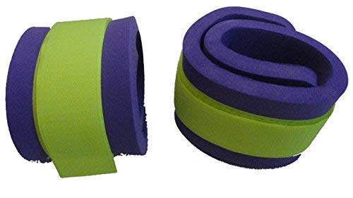 Schwimmbänder Armschwimmer Beinschwimmer 300x80x38mm Starker Auftrieb NEU&Original (Purple) Klettbänder Klettverschluss farblich Sortiert