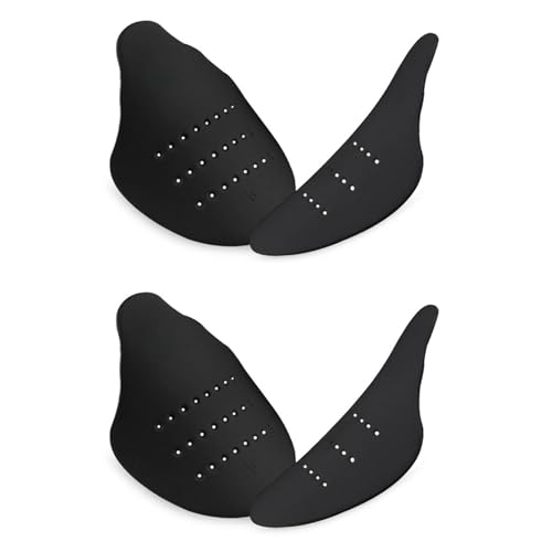 JSHshield 2 Paires de Chaussures Protecteur de Pli, Chaussure Anti-Pli et Gardes d’Orteils de Botte, Forme de Chaussure de Basket Pour Hommes et Femmes, Embauchoir en Matériau Souple