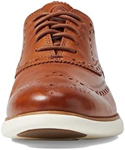Cole Haan Men's 2.Zerogrand Wing OX Oxford, British TAN Leather/Ivy, 11 | Image 5