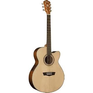 Guitare Washburn Folk Harvest G7SCE natural – Image 3
