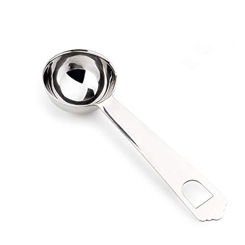 Genérico Cuchara medidora 100pcs / Lot 20ml 304 de Acero Inoxidable de café condimento Cuchara dosificadora 20 ml de Mezcla de Leche en Polvo Suministros cucharilla de café