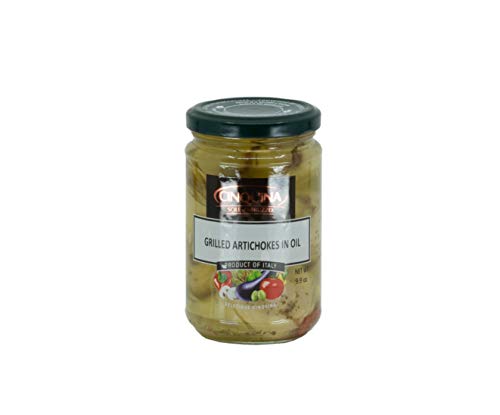 Italian Grilled Artichokes in Oil, Italy's Grilled Artichokes, Imported From Italy 4 PACK