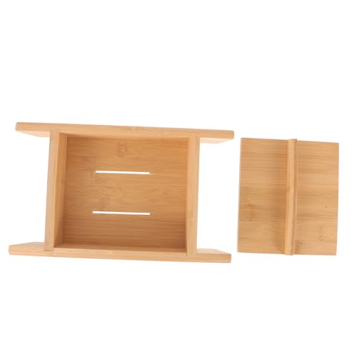 VINTORKY Tofu Maker Wooden Press DIY Cheese Tofu Pressing Tool with Lid for Easy Homemade Tofu Compact Design for Kitchen Use for Vegan Cooking and Cheese Making