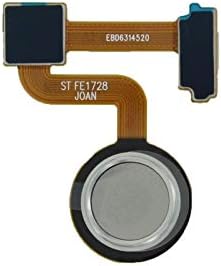 Foir Menu Home Button Fingerprint Sensor Flex Cable for LG V30 Replacement Sliver
