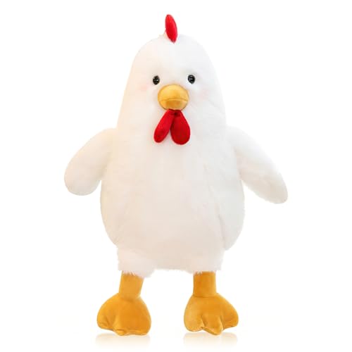 XIMEY Peluche Poule, Poussin Peluche, Doux, pour Cadeau Paques, Décoration de Paques, Cadeau d'anniversaire (B)