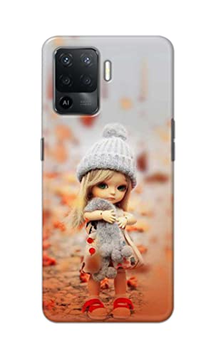 Image of PRINTFIDAA Doll Cute Girl Amazing Beauty Little Kid Child Playing Hard Back Cover for Oppo F19 Pro Back Cover -(P6) KAT1001