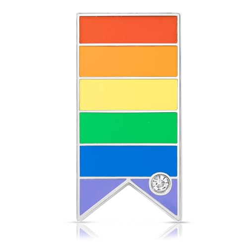 Image of Awareness Ribbon Lapel Pin Ribbon Support Colors Brooch Pin Badges
