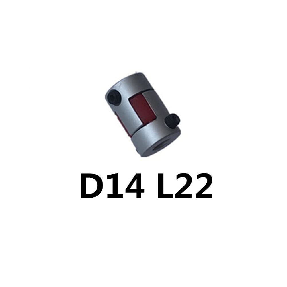 SUOFEILAIMU-PHONE CASE Metal Coupler D14 L22 Aluminum Flexible Shaft Coupling for Motor Connector (Inner Diameter : 6 6.5)