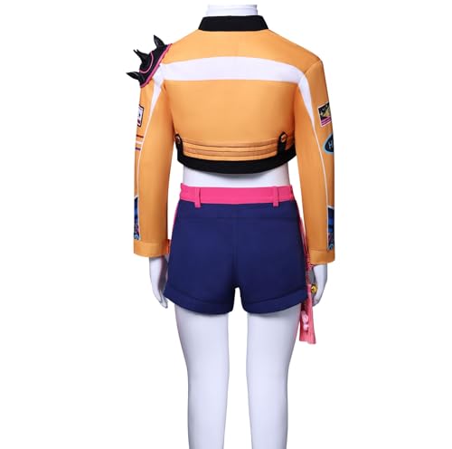 Rumi Cosplay Costume Hunters Zoey Cosplay Jacket Shorts Full Set Mira Halloween Christmas Outfits4