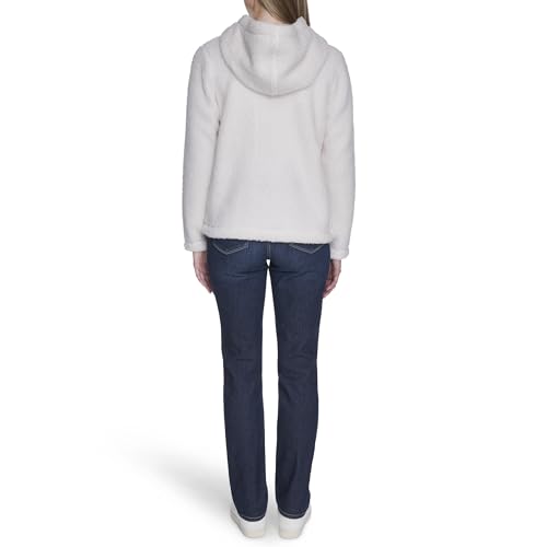 Image of Nautica Women's Solid Sherpa Zipup Hoodie Jacket