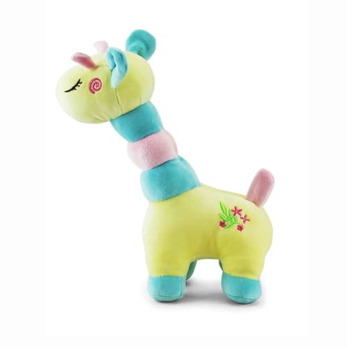 Image of DearJoy Baby Rainbow Giraffe Soft Toy - 25cm
