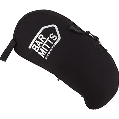 BAR MITTS Winter Bot Pogie Water Bottle Mitten: Black