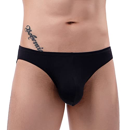 Summer Code Mens Basic Low Rise Briefs Underwear Comfort Tagless Underpants, Multiple Colors and Packs2