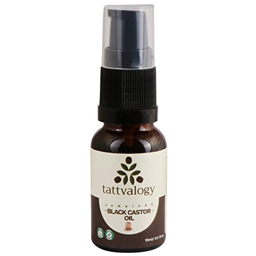 Image of Tattvalogy Jamaican Black Castor Oil, Hair strengthening, Hair Volume increase, Hair Thickening (15ml)