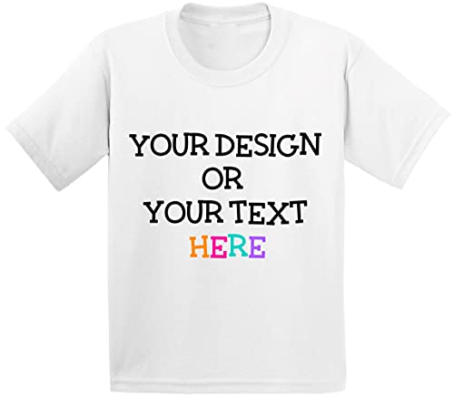 Custom Baby Shirt for Boys Girls Personalized Your Own Image Photo Text T-Shirt Front Print ONLY