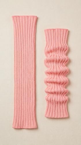 Image of Women's Cable Knit Leg Warmers - Ribbed Knee High Boot Socks for Winter, Layering & Dance Warmups