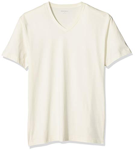 Amazon Brand - Goodthreads Men's Slim-Fit "The Perfect V-Neck T-Shirt" Short-Sleeve Cotton, Vintage White XX-Large