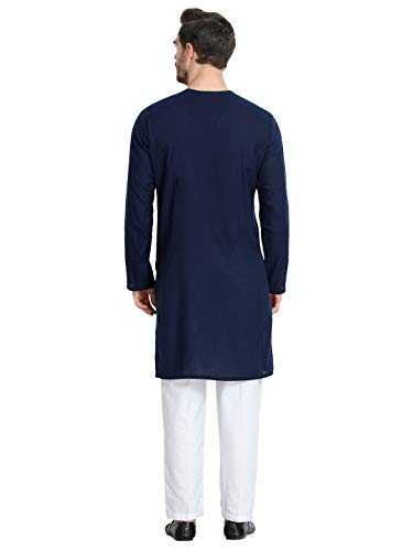 Image of Leriya Fashion Men's Slub Cotton pathan Suit Kurta