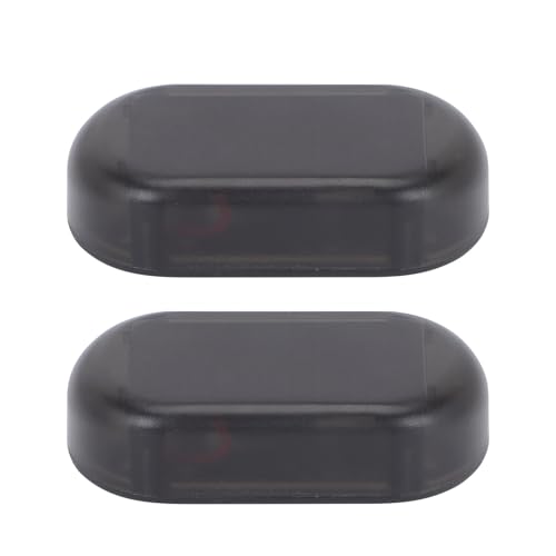 GARVALON Luz de Seguridad Solar para Coche 2 Unidades Luz de Advertencia LED Interior Recargable Simulador de Alarma Antirrobo y Azul para Protección Vehicular Nocturna