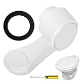 ustintec Upgrade RV Toilet Flush Pedal with Seal Compatible with Dometic 300 310 311 320 321 Replacement RV Flush Toilet Foot Pedal