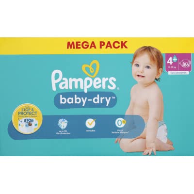 PAMPERS Windeln T4 - Das Paket mit 86 Windeln