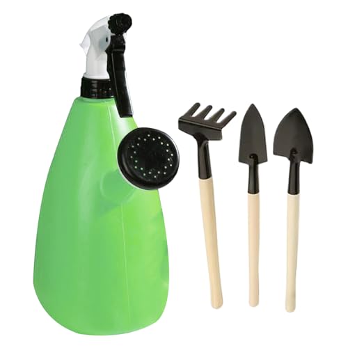 con Pico Largo: rociador ergonómico para jardín, Flujo de Agua Fino, Plantas en macetas de fácil vertido, riego preciso de Flores, Lata Decorativa para jardín | Balcón Plantas De Interior Jar