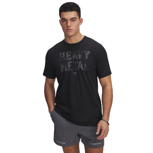 Under Armour Men's Project Rock Metal Short Sleeve T Shirt
