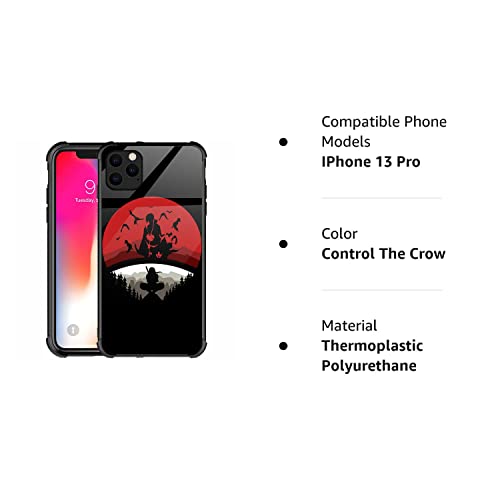 Goodsprout Compatible With Iphone 13 Pro Case,Control The Crow Anime Pattern Design Shockproof Non-Slip Case For Apple Iphone 13 Pro #TOP7