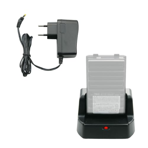 CD-47 Cargador de Escritorio para FT-270R FT-60R Vertex Standard VX160 VX420 VX-400 VX-410 VX-414 VX-417 Cargador de batería de Radio