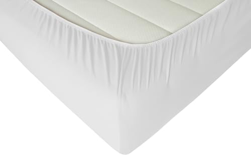 TM MAXX Jersey Spannbettlaken für Baby und Kinder mit Öko-Tex Standard 100 (Weiß 001… – Ansicht 3
