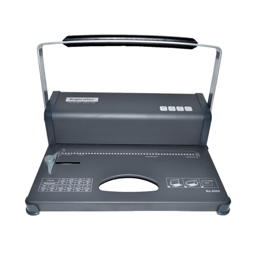 Encadernadora Perfuradora Espiral A4 12 Folha 46 Furos 4mm