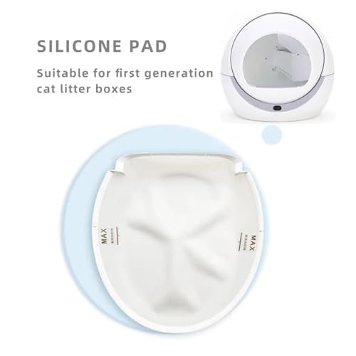 Boîte de toilette intelligente chat base remplaçable coussin silicone