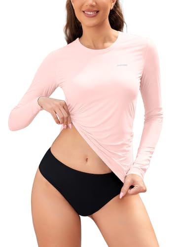 Haut d'entraînement anti-UV pour femme, le t-shirt manches longues idéal pour la randonnée