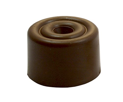 Sysfix 2310504 Türstopper zum Festschrauben, inklusive Schrauben und Dübel Größe 5, Grau, 10 Stück