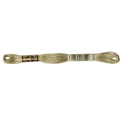 Image of DMC 6-Strand Embroidery Cotton Floss, Light Khaki Green